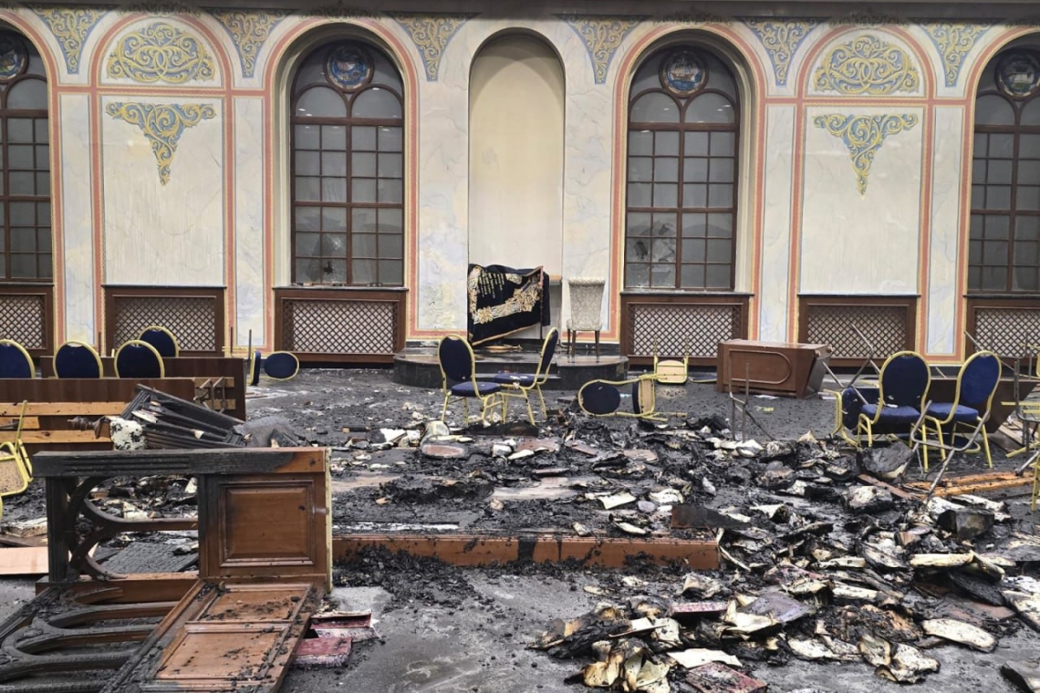 синагога, чернівці, підпал