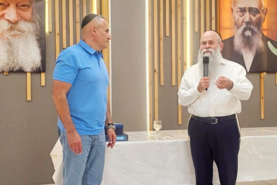 Сергій Резник, Самар, рабин Шмуель Камінецький