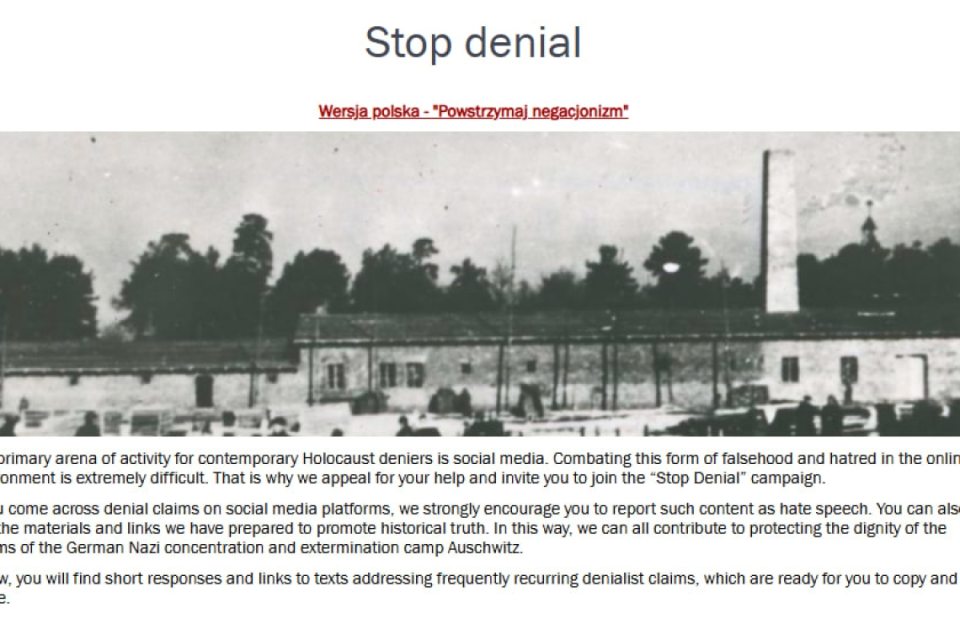 auschwitz, stop denial